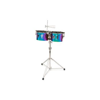 Latin percussion lp272-ts timbaitos 9 1/4\ y 10 1/4\ tony succar rainbow signature