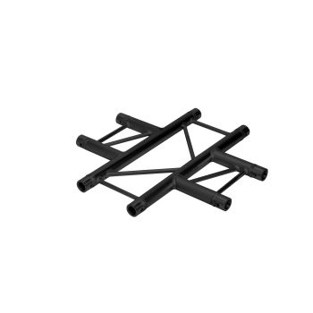 Alutruss truss paralelo bq2-spac41h 4-way cross piece negro