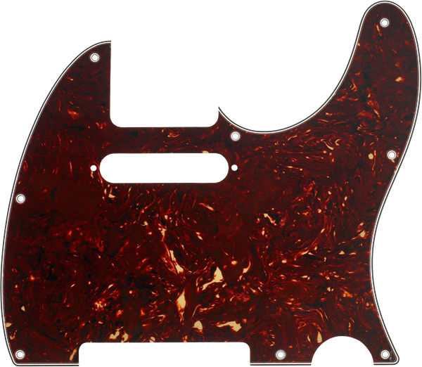 Fender Golpeador Telecaster 8 Agujeros de montaje Tortoise Shell 992152000