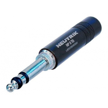 Neutrik np 3 tb b conector jack 1/4 ( 6,35 mm ) con contactos de niquel