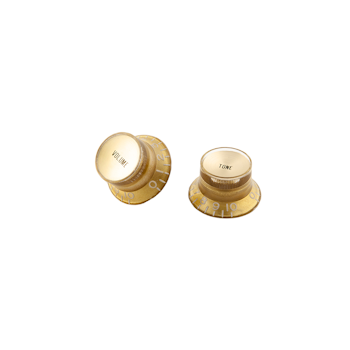 Gibson top hat knobs aged gold set 4 unidades repuesto guitarra eléctrica
