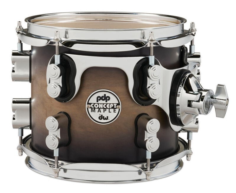 Drum Workshop PDP Tom Concept Maple Satin Charcoal Burst PD806215