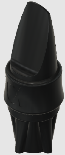 Aulos SAHA3BK Boquilla Hybrid Para Saxo Alto A3 Negro SAHA3BK