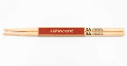 Wincent Hickory 5A Baquetas Batería W03-STICK-5A