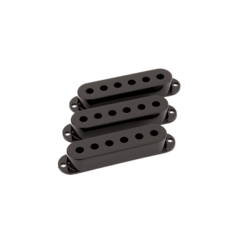 Fender pickup covers, stratocaster black (3)