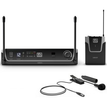 Ld systems u308 bpw sistema inalámbrico con petaca y micrófono clip para instrumentos de viento