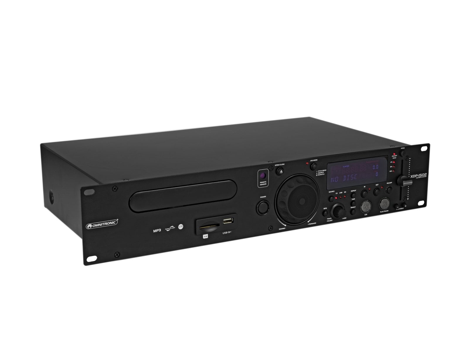 Omnitronic XDP-1502 Reproductor de CD y MP3 XDP-1502