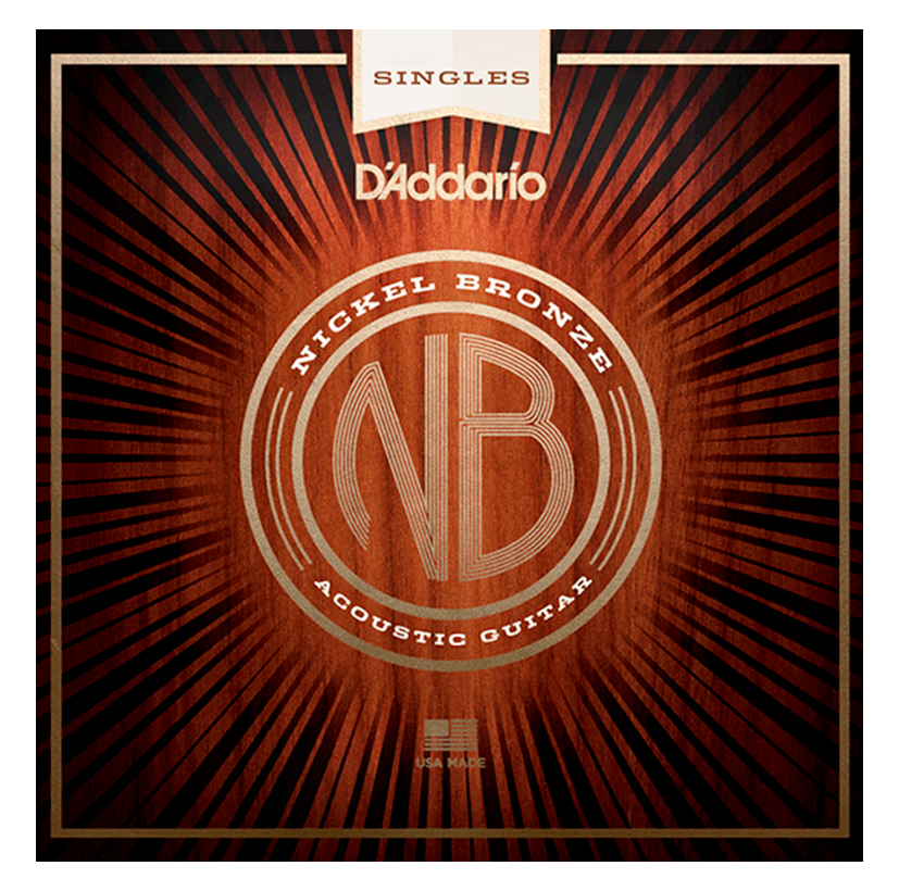 D Addario NB032 Cuerda Enrollado de Guitarra Acústica de Níquel Bronce NB032