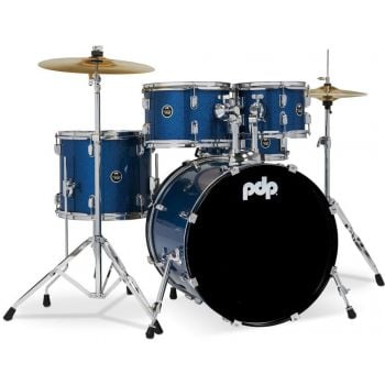 Drum workshop pdce2015ktrb centerstage blue sparkle 20