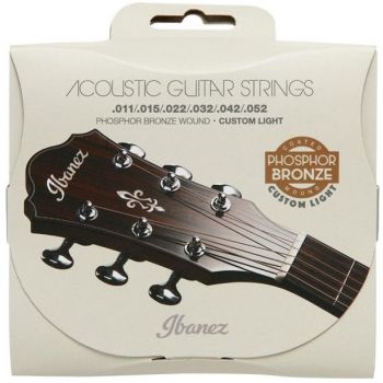 Ibanez iacsp62c set cuerdas acero guitarra acústica
