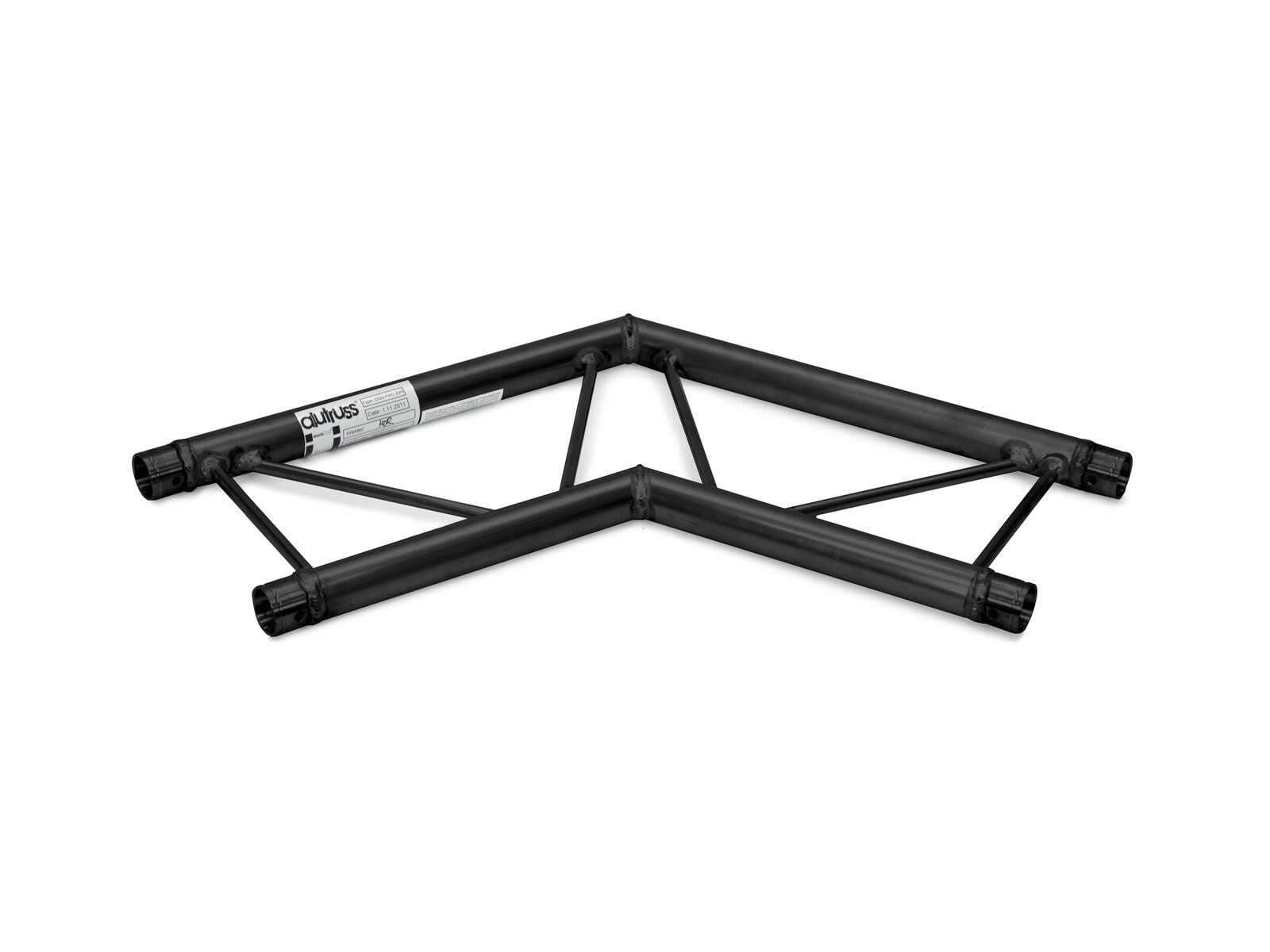 Alutruss Truss Paralelo DQ2-SPAC22H 2-way Esquina 120GradosNegro Truss Paralelo DQ2-SPAC22H 2-way Esquina 120Grados