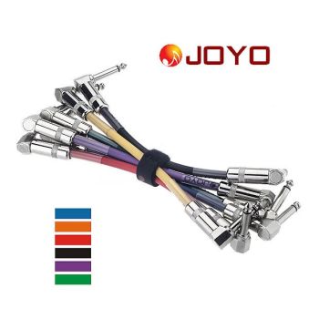 Joyo cm-11 - pack de 6 latiguillos para guitarra de 15 cm.