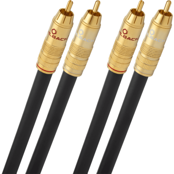 Oehlbach nf 214 master set 2x1m antracita cable rca