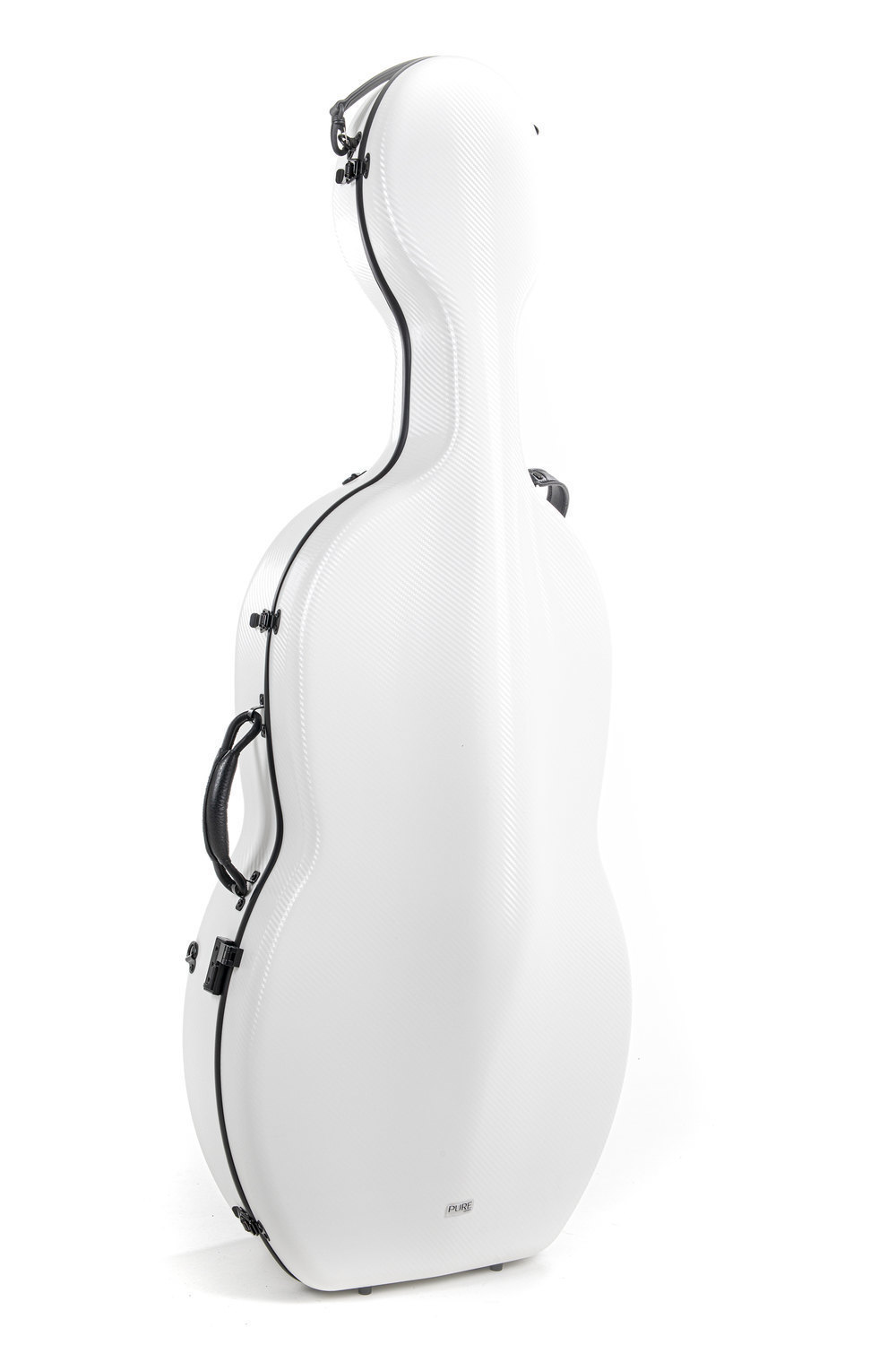 Gewa PS353128 Estuche Cello Policarbonato 4.6 4/4 Blanco Rolly PS353128