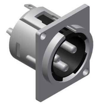 Procab vc3mdl-p conector chasis xlr macho