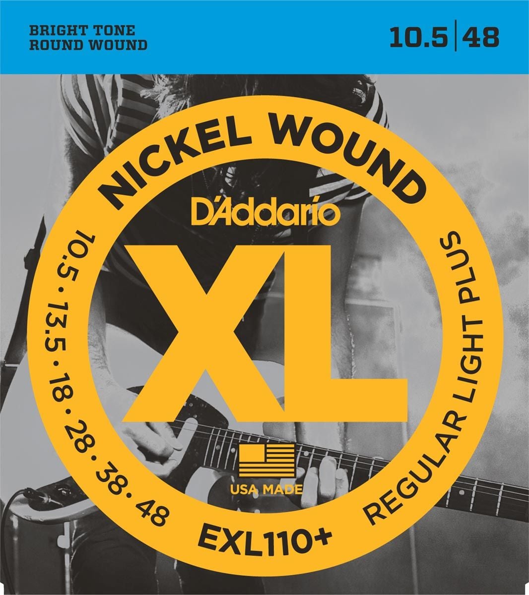 D´addario EXL110+ Regular Light Plus Cuerdas para Guitarra Eléctrica EXL110+