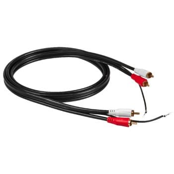 Oehlbach phono cable 2,5 metros rca-rca con toma de masa