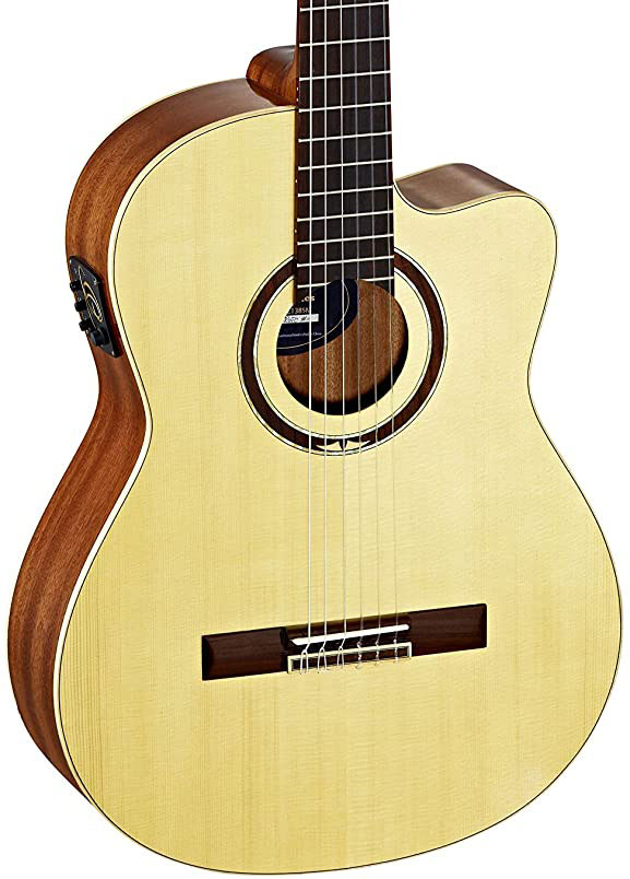 Ortega RCE138SN-L Guitarra Clásica para Zurdos Electrificada Natural RCE138SN-L