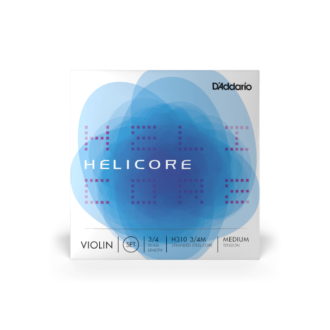 D´addario H313 M Cuerda Helicore Re (D) para violín 3/4 Tensión media H313 M 3/4M