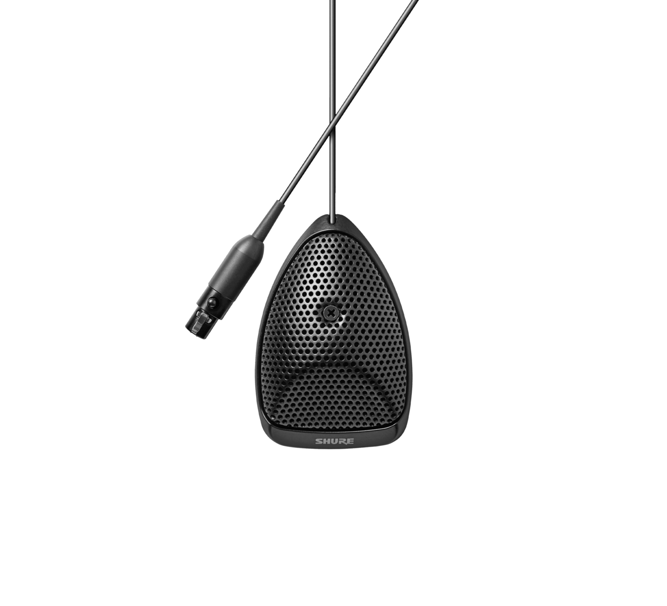 SHURE MX391/S Microfono mini Superficie Condensador Supercard. con previo. Color negro MX391/S