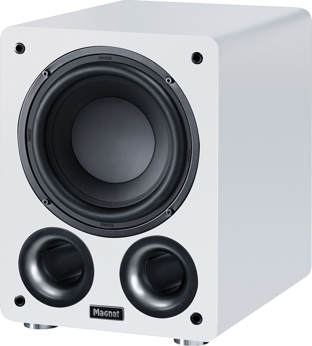 Magnat Alpha RS8 White Subwoofer activo de 8 Pulgadas, 80Watios Alpha RS8 White