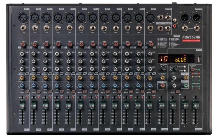 Fonestar MIX-12PRO Mezclador estudio MIX-12PRO