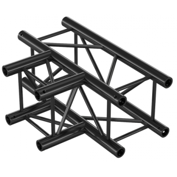 Showtec fq30017hdb t-cross 3-way heavy duty black pro-30 square f truss