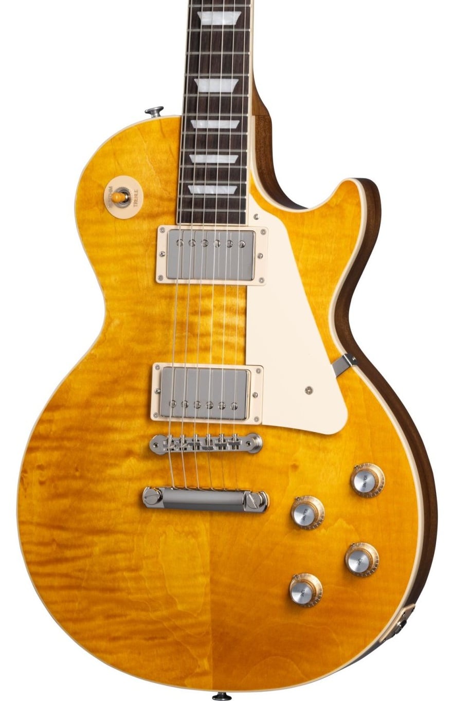 Gibson Les Paul Standard 60s Figured Top Honey Amber Guitarra Eléctrica Les Paul Standard 60s Figured Top Honey Amber