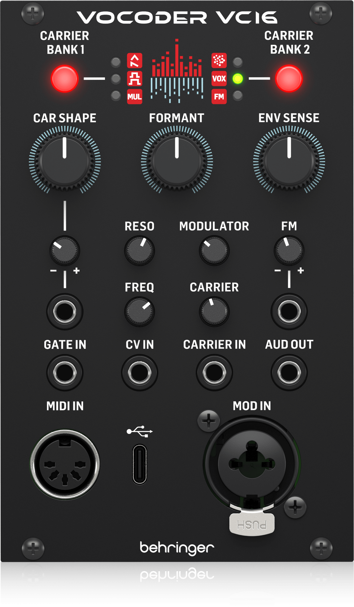Behringer VOCODER VC16 Módulo Eurorack VOCODER VC16