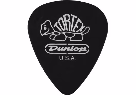Dunlop pack 72 púas tortex pitch black standard - 1,00 mm