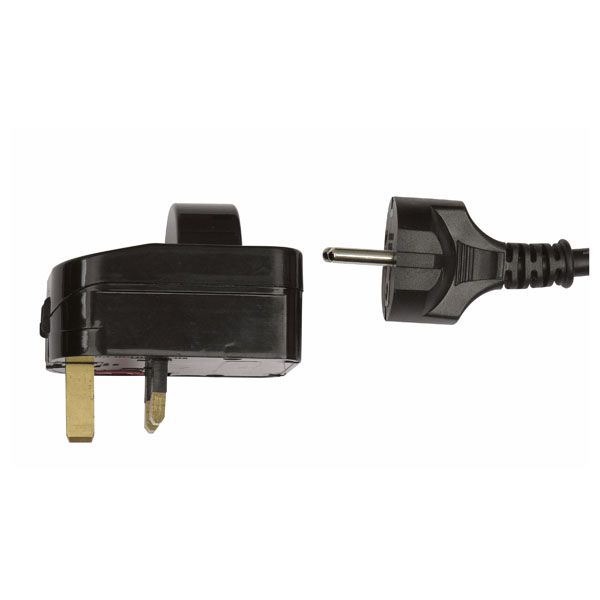 DAP Audio Adaptador de Schucko a Conector UK RF:90451 Adaptador Schucko Conector UK RF:90451