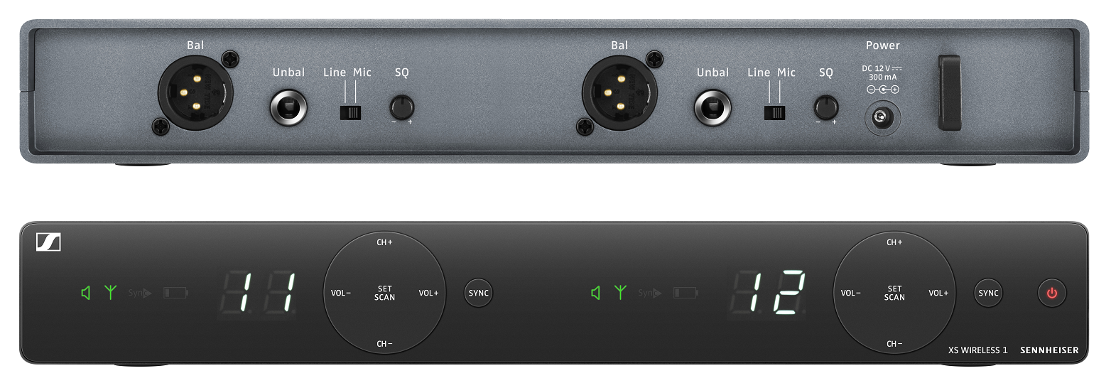 Sennheiser EM-XSW 1 DUAL (RANGO A) Receptor Doble UHF EM-XSW 1 DUAL (RANGO A)