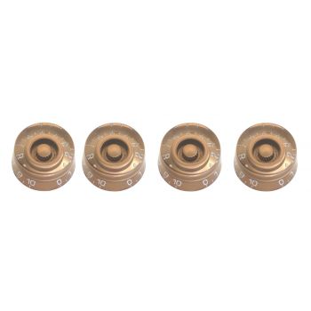 Stagg sp-knlp-gdh conjunto 4 botones gold hat para guitarra electrica tipo p