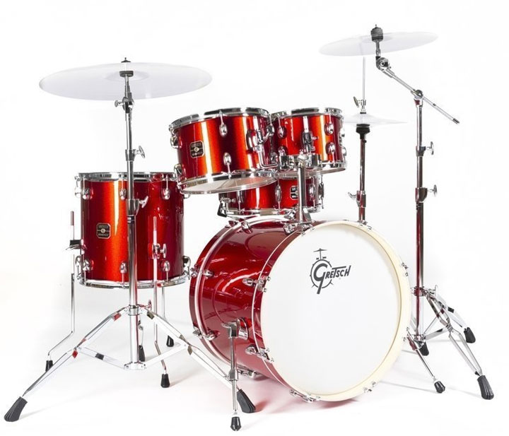 Gretsch Drums GEX-E605-5-R Batería Energy Acabado Rojo 5 Piezas GEX-E605-5-R