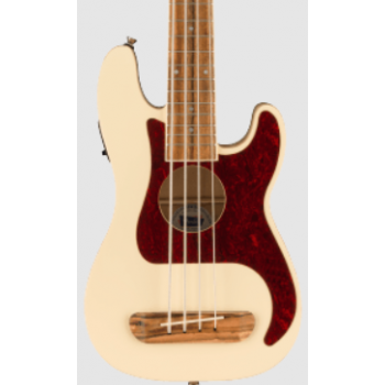 Fender precision bass uke white ukelele