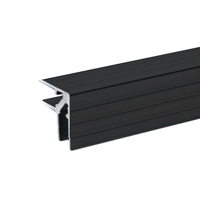 Adam Hall Scatola in alluminio per materiale da 9,5 mm, nero 6107 BLK