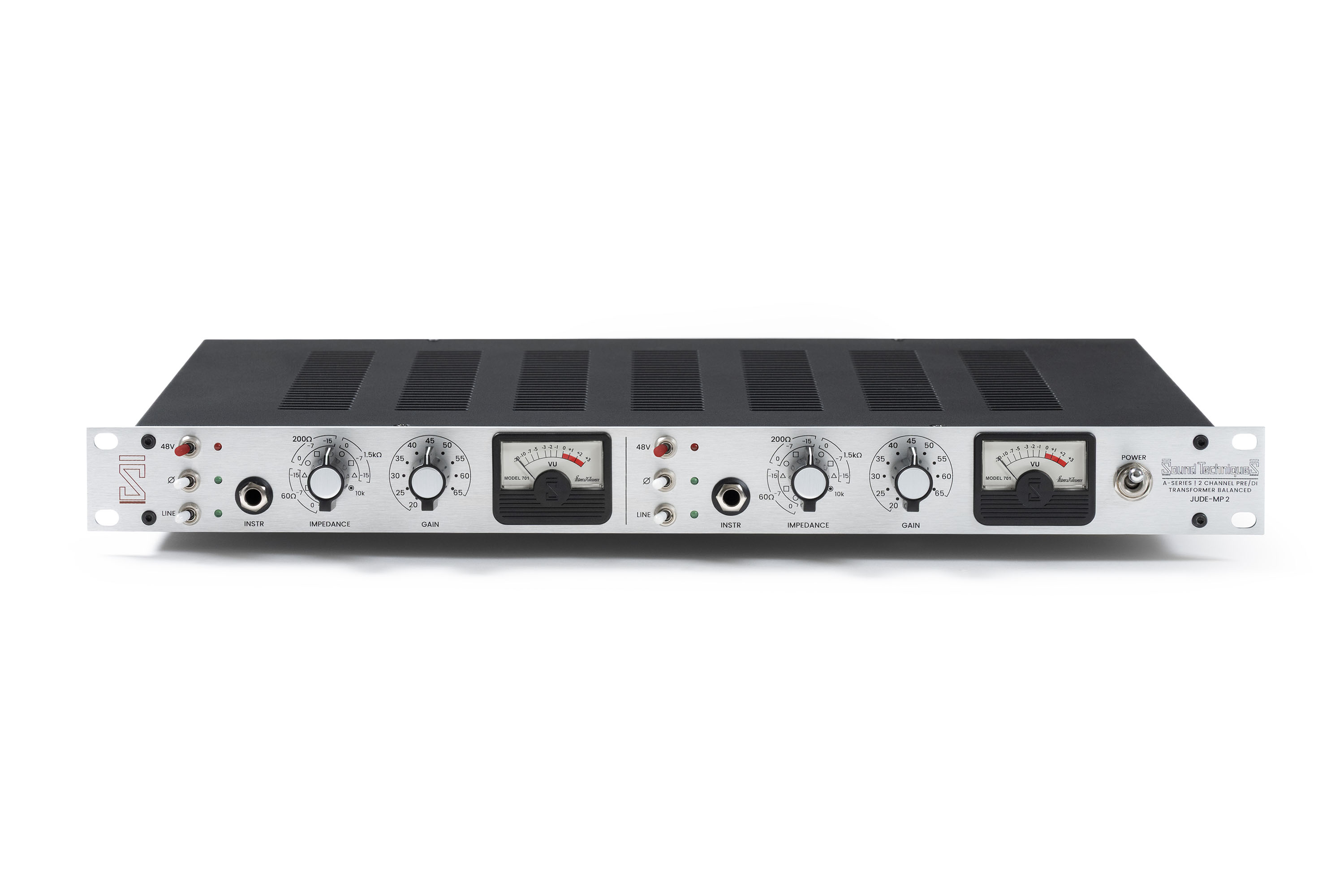 Warm Audio JUDE-MP2 Preamplificador de doble canal para micrófono Warm Audio JUDE-MP2