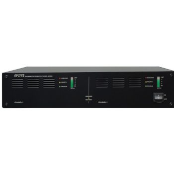 Apart biamp pa-2240bp amplificador para línea de 100v, 2 x 240 w
