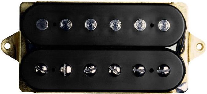 DiMarzio PAF Bridge F-Spaced negra - 36 Anniversario - DP223FBK Pastilla Guitarra Eléctrica PAF Bridge F-Spaced