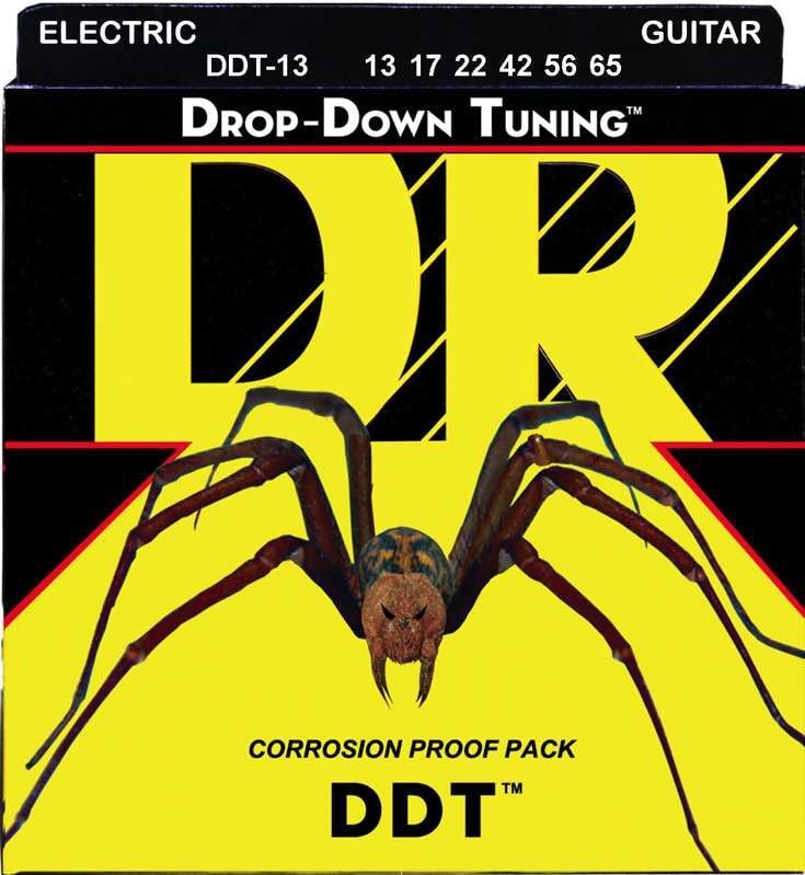Dr Strings DDT-13 DROP-DOWN TUNING Nickle Plated Electric 013-065 DDT-13 DROP-DOWN TUNING