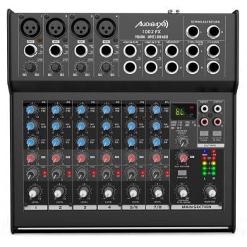 Audibax 1002 fx mesa mezclas 8 canales y efectos