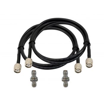 Omnitronic antenna-cable tnc set 10 m cable de antena 2 unidades