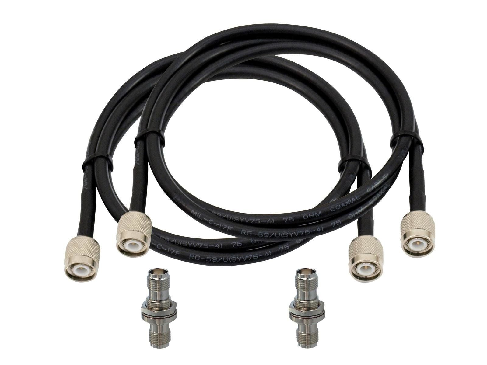 Omnitronic Antenna-Cable TNC Set 10 m Cable de Antena 2 unidades Antenna-Cable TNC Set 10 m