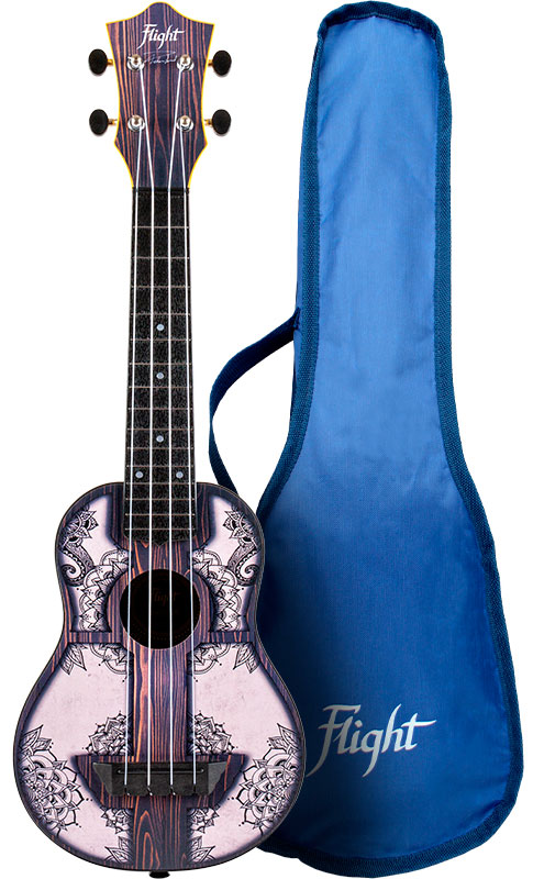 Flight TUS-40 Ukelele Soprano Travel Mandala Ukelele Soprano Flight TUS-40 Travel Mandala