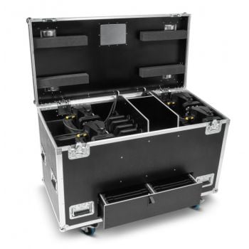 Cameo zenit b200 case 8 pc - flightcase de carga para 8 clzb200