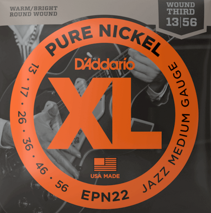 D Addario EPN22 Cuerdas de Guitarra Eléctrica Jazz Medium EPN22