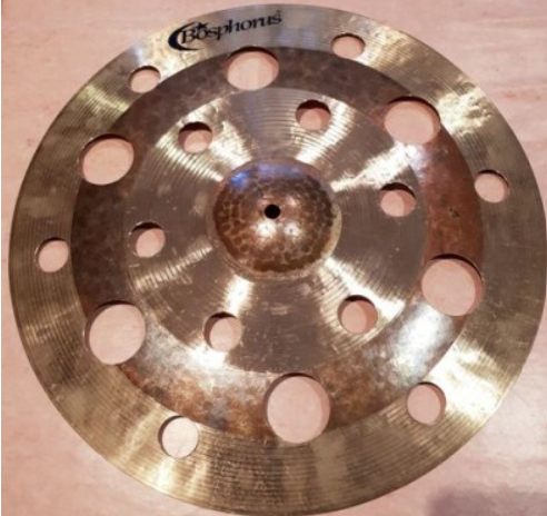 Bosphorus Cymbals CO Antique Crash Hole 18"/18 Hole Effect Platos 576CRHOLE18/18