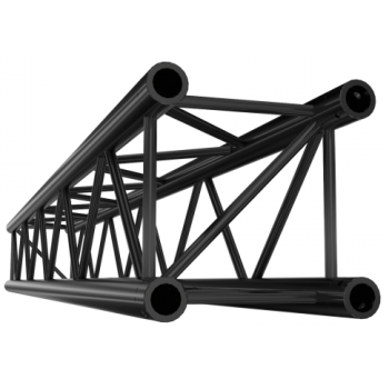 Showtec fq30250b straight 2500mm black pro-30 square f truss