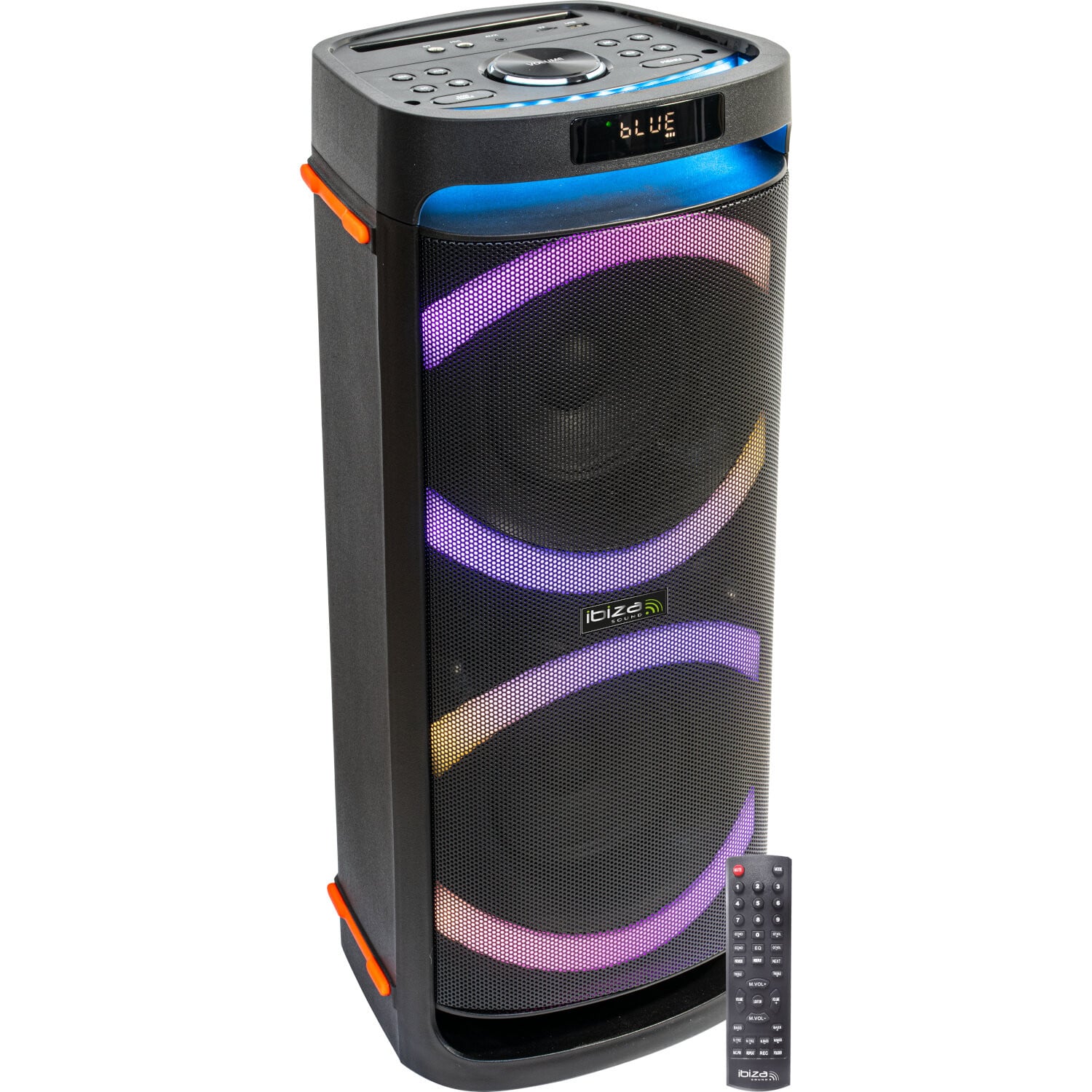 Ibiza Sound DOUBLE 6,5'' PARTY SPEAKER WITH LIGHT DOUBLE 6,5'' PARTY SPEAKER WITH LIGHT