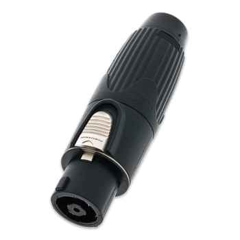 Neutrik nlt8fxx-bag speakon aereo hembra 8 metalico negro
